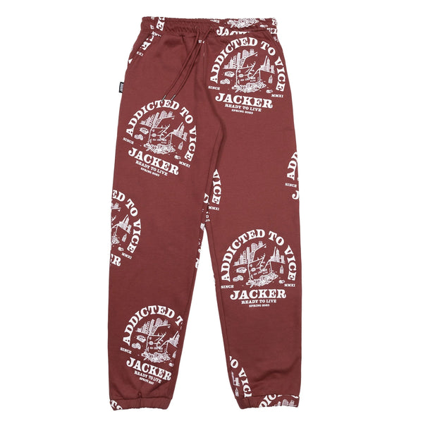 Pantalons - Jacker - Addicted Sweatpant // Brick - Stoemp