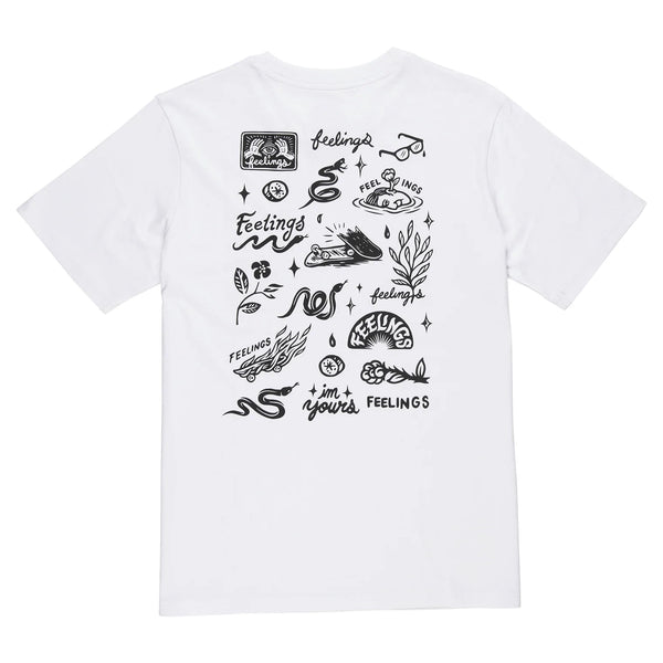 T-shirts - And Feelings - Collage SS T-shirt // White - Stoemp