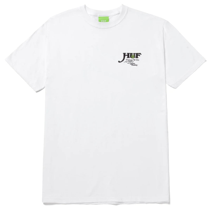 T-shirts - Huf - At Home SS Tee // White - Stoemp