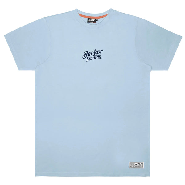 T-shirts - Jacker - Call Me Later Tee // Baby Blue - Stoemp