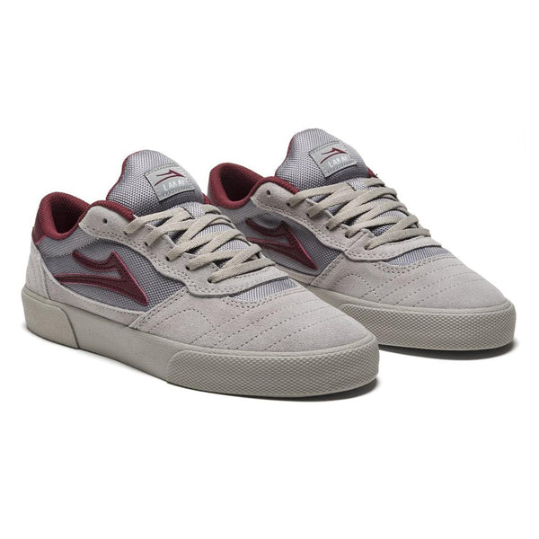 Sneakers - Lakai - Cambridge // Grey/Burgundy Suede - Stoemp