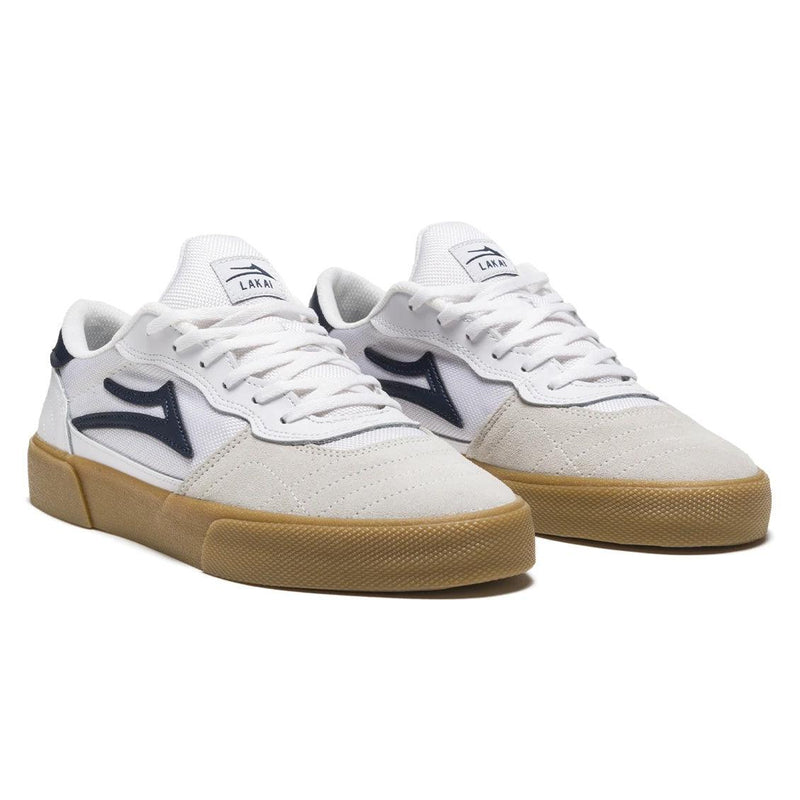 Sneakers - Lakai - Cambridge // White/Navy Suede - Stoemp