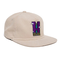Casquettes & hats - Huf - City H Corduroy Snapback // Natural - Stoemp
