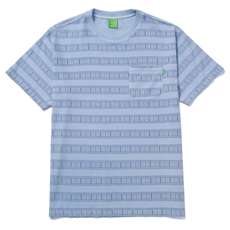 T-shirts - Huf - Cooper Stripe SS Knit Top // Light Blue - Stoemp