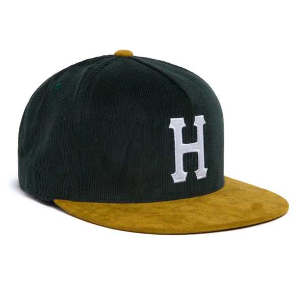 Casquettes & hats - Huf - Corduroy Classic H Snapback // Forest Green - Stoemp