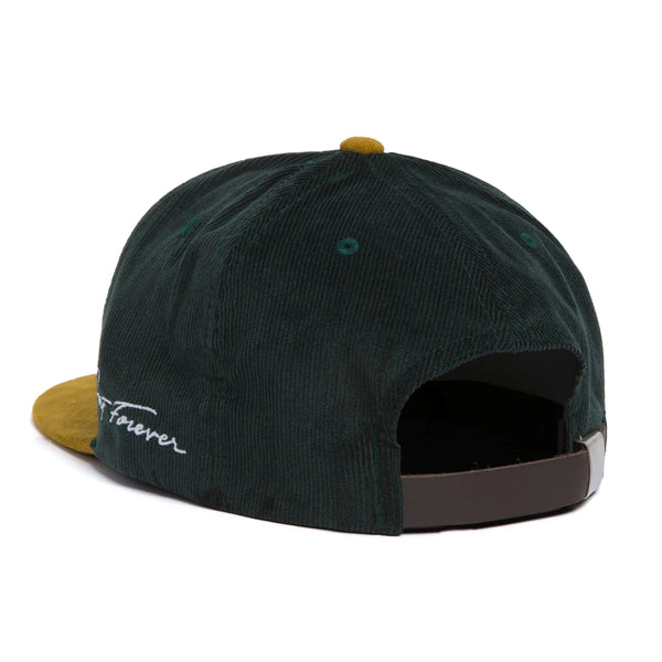 Casquettes & hats - Huf - Corduroy Classic H Snapback // Forest Green - Stoemp