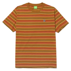 T-shirts - Huf - Crown Stripe SS Knit Top // Burnt Orange - Stoemp