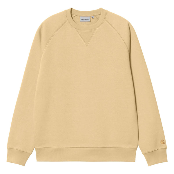 Sweats sans capuche - Carhartt WIP - Chase Sweat // Citron/Gold - Stoemp