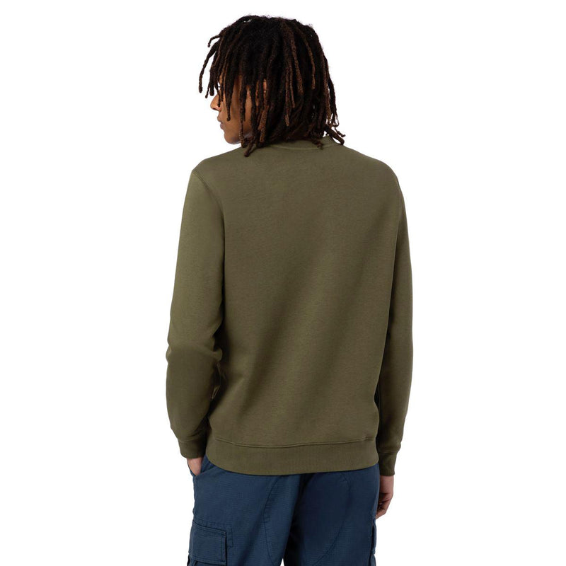 Sweats sans capuche - Dickies - Oakport Sweatshirt // Military Green - Stoemp