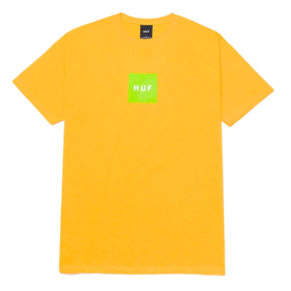 T-shirts - Huf - Essentials Box Logo SS tee // Lemon Yellow - Stoemp