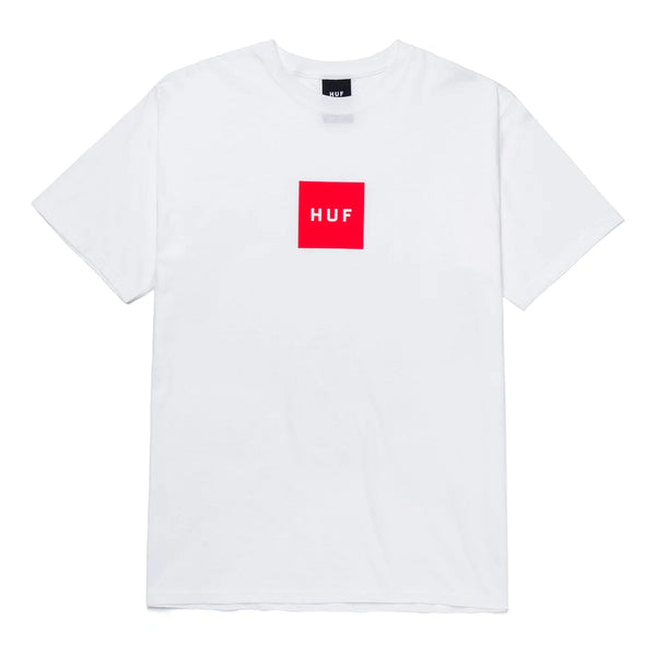 T-shirts - Huf - Essentials Box Logo SS Tee // White - Stoemp