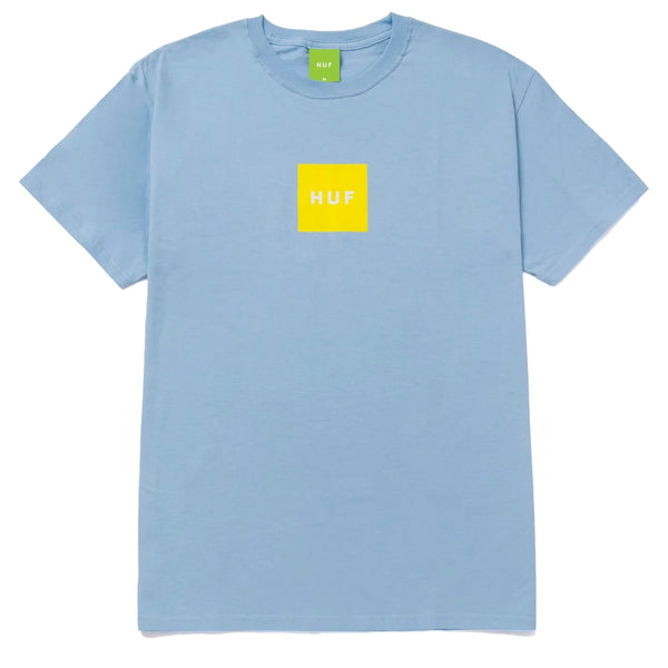 T-shirts - Huf - Essentials Box Logo SS Tee // Light Blue - Stoemp