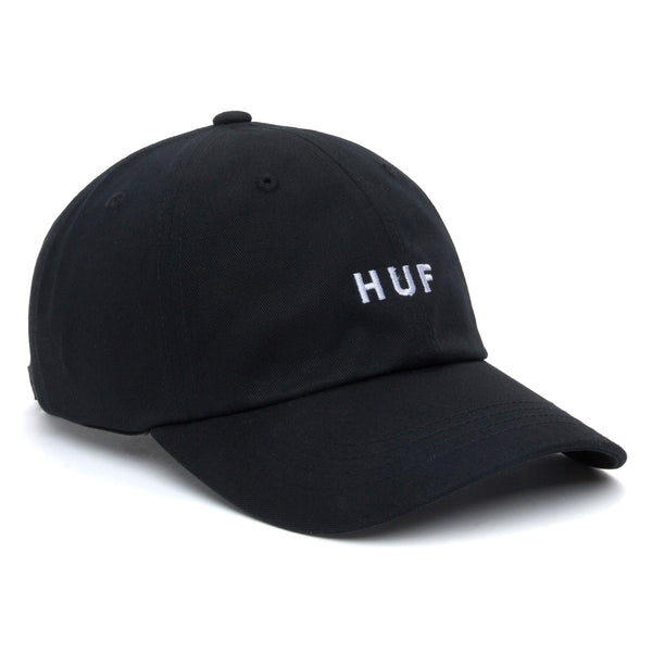 Casquettes & hats - Huf - Essentials Og Logo CV 6 Panel // Black - Stoemp