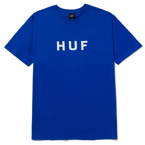 T-shirts - Huf - Essentials Og Logo SS Tee // Royal - Stoemp