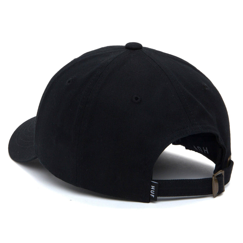 Casquettes & hats - Huf - Essentials TT Logo CV 6 Panel // Black - Stoemp