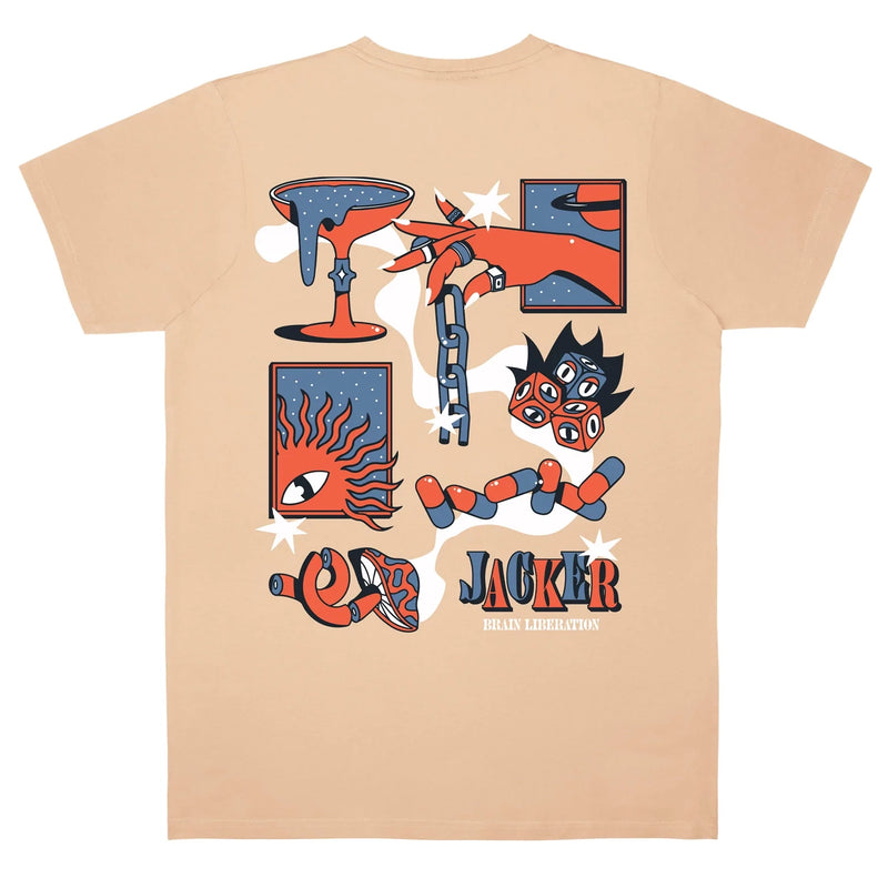 T-shirts - Jacker - Liberation Tee // Beige - Stoemp