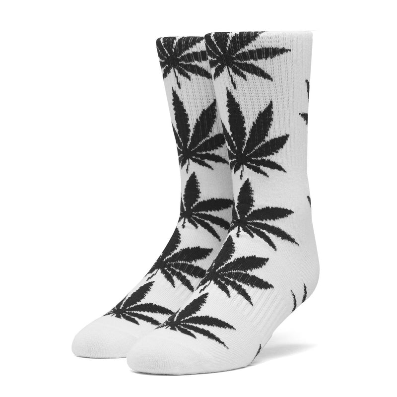 Dark Slate Gray Essentials Plantlife Sock // White Chaussettes Huf