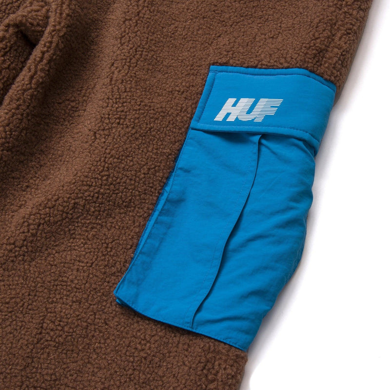 Pantalons - Huf - Fort Point Sherpa Pant // Dust Brown - Stoemp