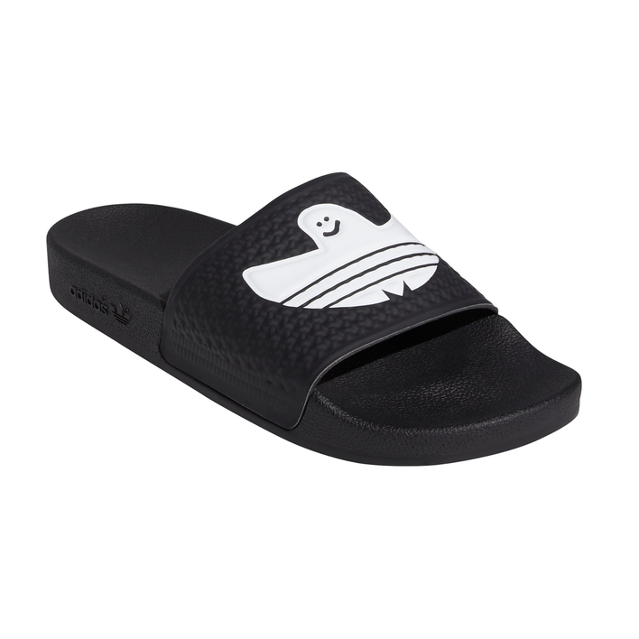 Sneakers - Adidas Skateboarding - Shmoofoil Slide // Core Black/Cloud White/Core Black // FY6849 - Stoemp