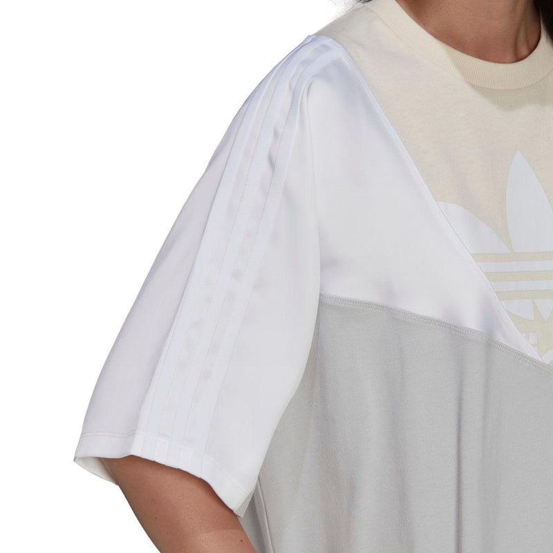 Robes - Adidas - Dress T-shirt // White/Yellow // HC0636 - Stoemp