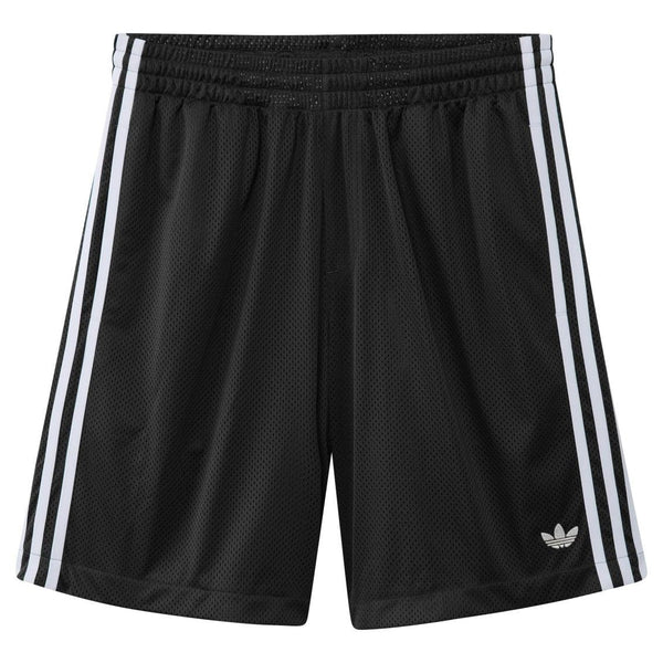 Shorts - Adidas Skateboarding - Basketball Short // Black/White/Pulse Lime // HC2204 - Stoemp