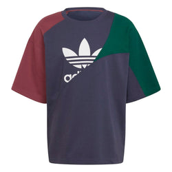T-shirts - Adidas - Adicolor Colorblock T-shirt // Shadow Navy/ Burgundy / Collegiate Green // HC4497 - Stoemp