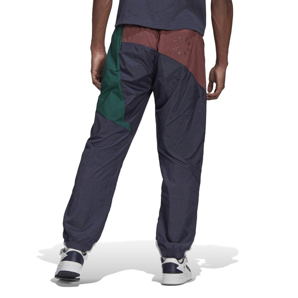 Pantalons - Adidas - Colorblock Trackpant // Shadow Navy/Quiet Crimson/Collegiate Green // HC4501 - Stoemp