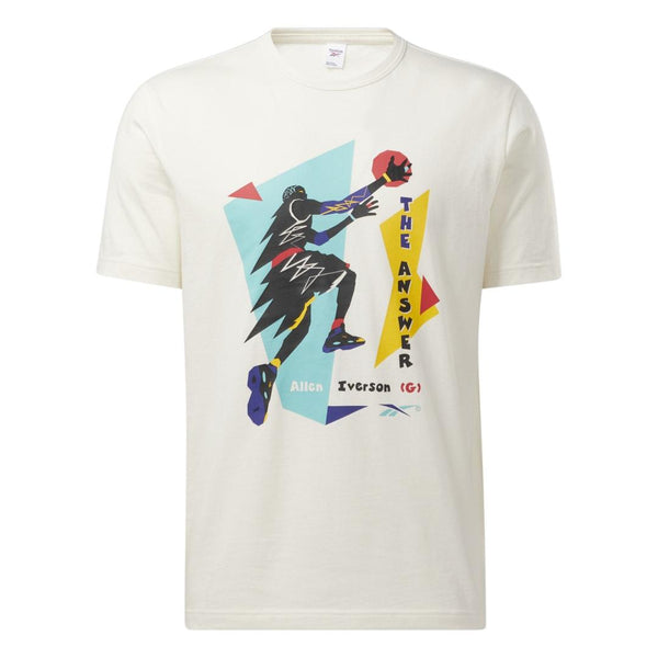 T-shirts - Reebok - BB Iverson Layup T-shirt // White // HG0158 - Stoemp