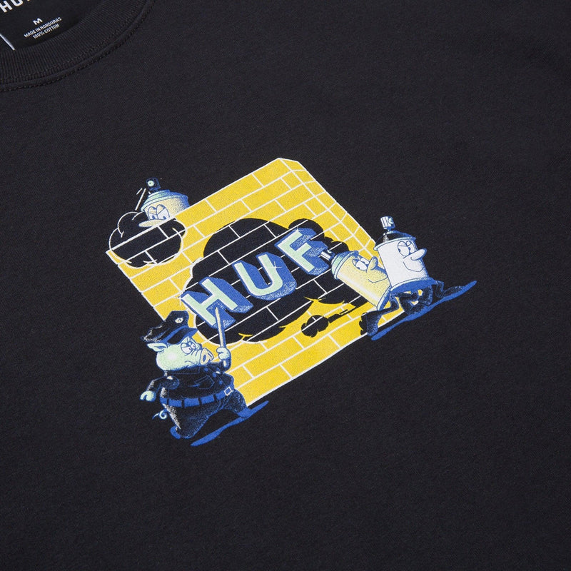 T-shirts - Huf - High Gloss Headache SS Tee // Black - Stoemp