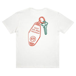 T-shirts - The Dudes - Key To My T-shirt // White - Stoemp