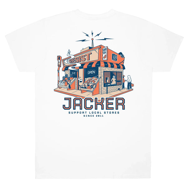 T-shirts - Jacker - Liquor Store T-shirt // White - Stoemp