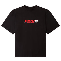 T-shirts - Com8 - Collector 98 T-shirt // Noir/Rouge-Blanc - Stoemp