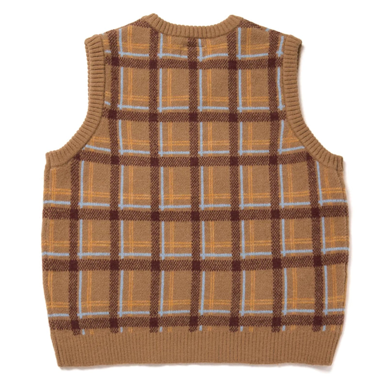 Pulls - Huf - Logo Sweater Vest // Olive - Stoemp