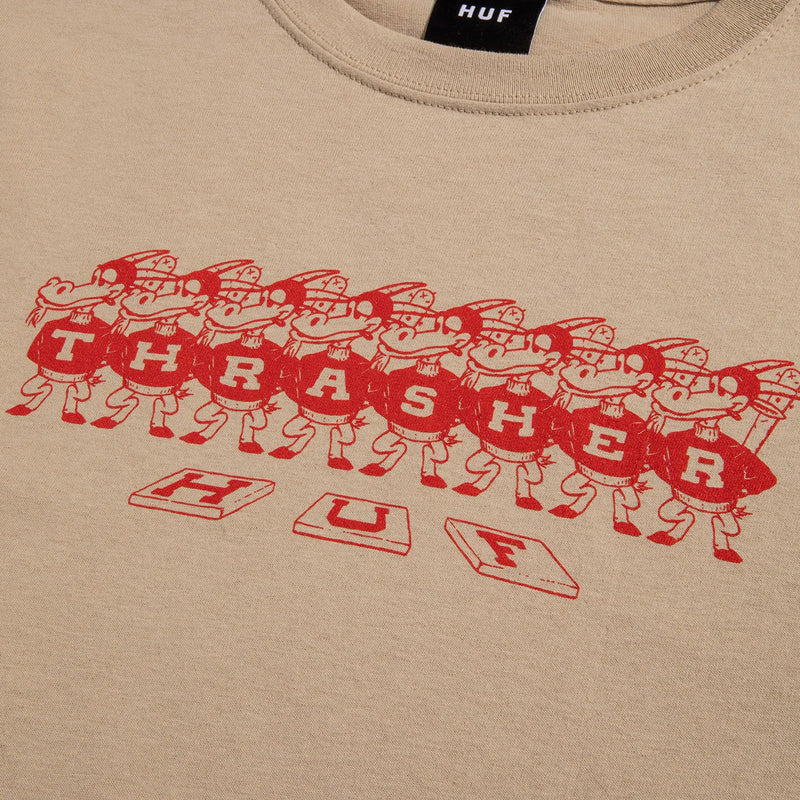T-shirts - Huf - Huf x Thrasher // Mason SS Tee // Sand - Stoemp