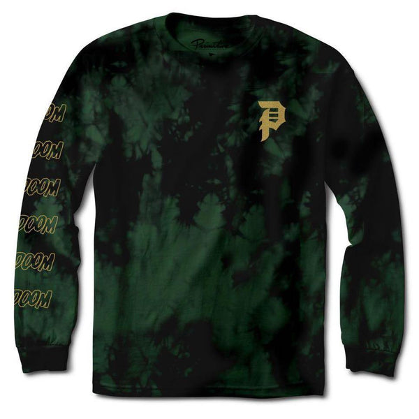 T-shirts - Primitive - Doom Washed LS // Paul Jackson Marvel // Green - Stoemp