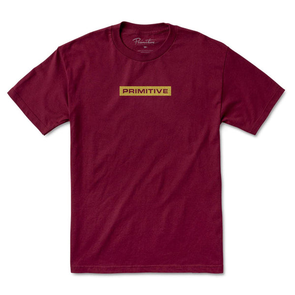 T-shirts - Primitive - Heartbreakers Club // Pierce SS Tee // Burgundy - Stoemp