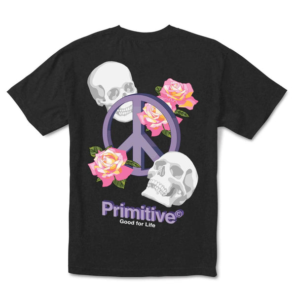 T-shirts - Primitive - Heartbreakers Club // Connected Washed Tee // Black - Stoemp