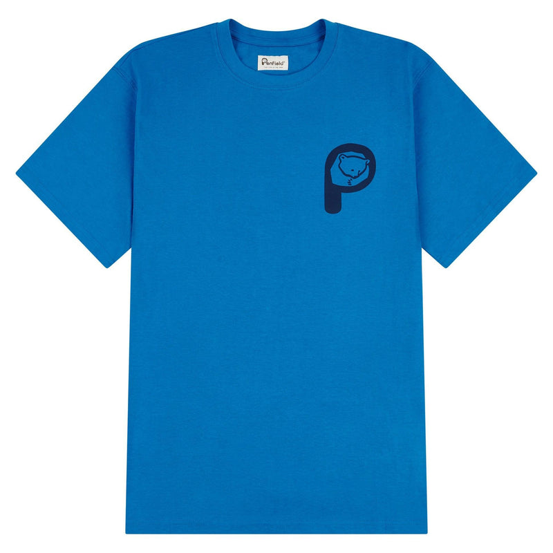 T-shirts - Penfield - P Bear Tee // Vallarta Blue - Stoemp