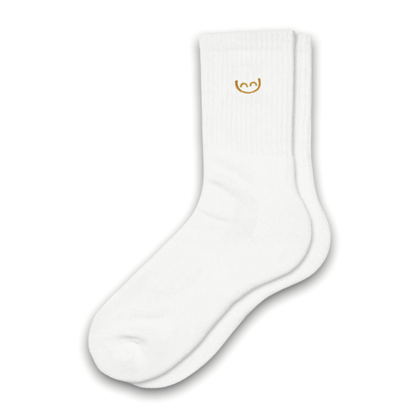 Chaussettes - Rendez-Vous - RDV Embroidery Logo Sock // White - Stoemp