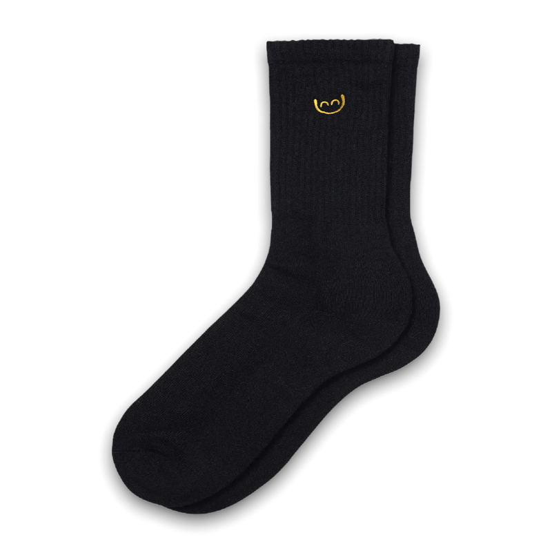 Chaussettes - Rendez-Vous - RDV Embroidery Logo Sock // Black - Stoemp