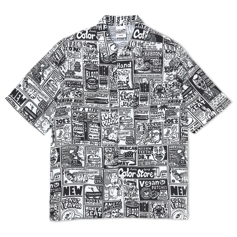 Chemises - Polar - Classifieds Shirt // Black/White - Stoemp