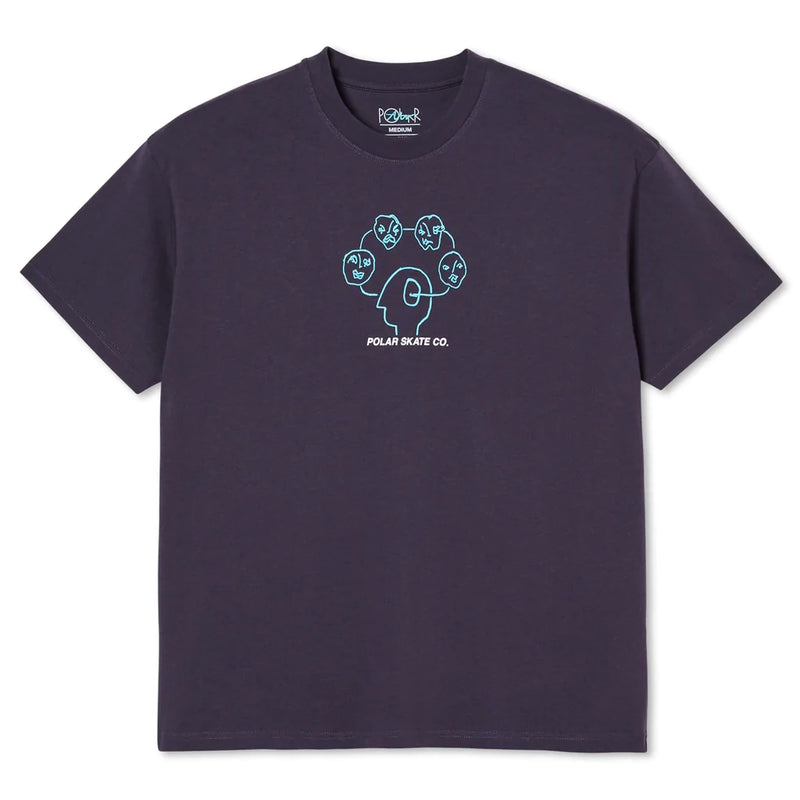 T-shirts - Polar - Head Space Tee // Dark Violet - Stoemp