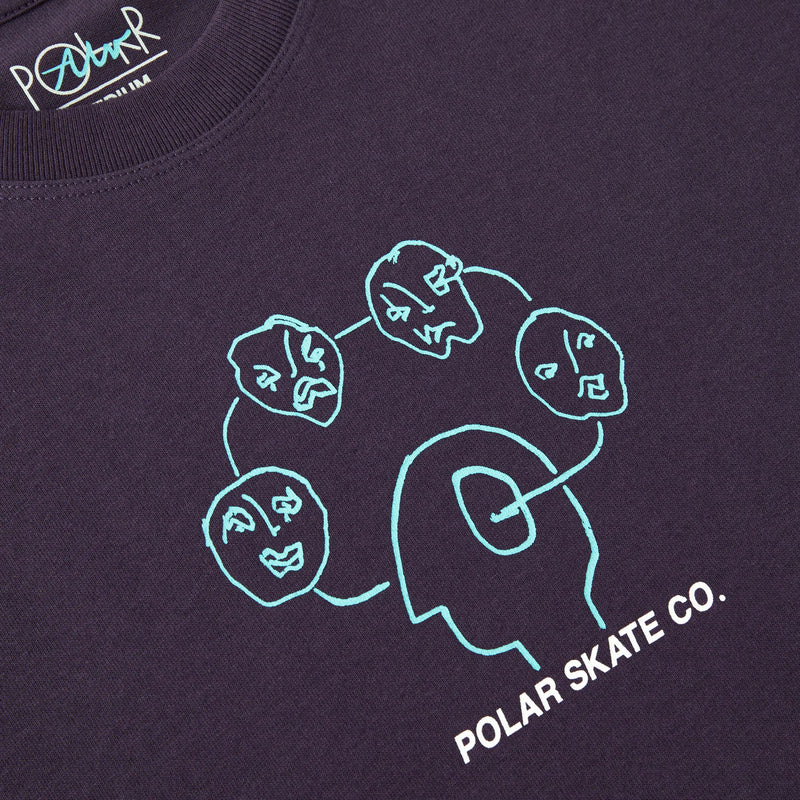 T-shirts - Polar - Head Space Tee // Dark Violet - Stoemp