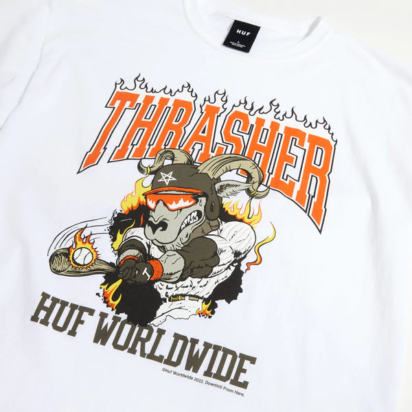 T-shirts - Huf - Huf x Thrasher // Rincon SS Tee // White - Stoemp
