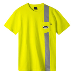 Gold Safety SS Pocket Tee // Safety Yellow T-shirts Huf
