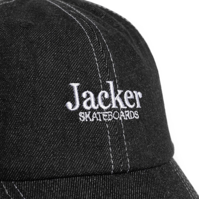 Casquettes & hats - Jacker - Select Logo Denim Cap // Black - Stoemp