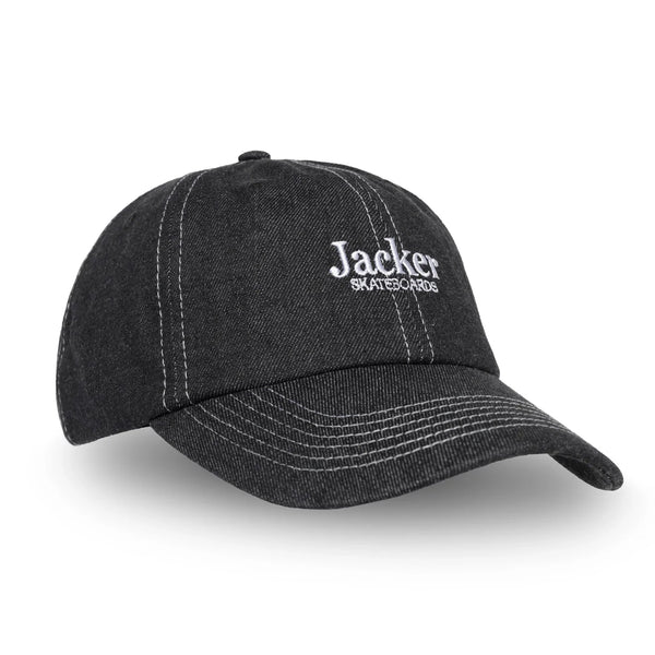 Casquettes & hats - Jacker - Select Logo Denim Cap // Black - Stoemp