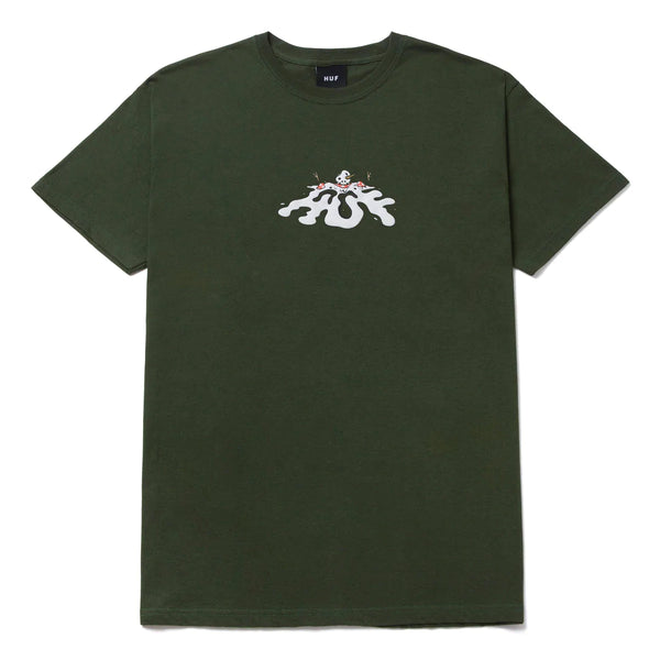 T-shirts - Huf - Snowman SS Tee // Forest Green - Stoemp
