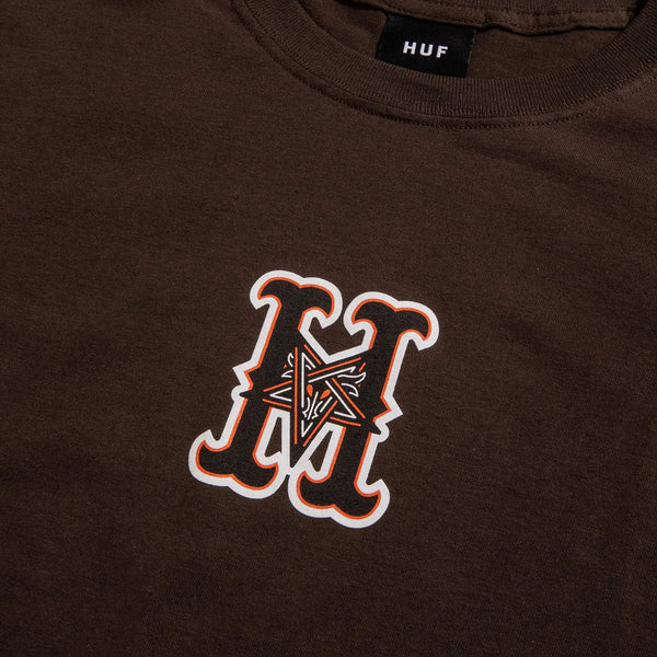 T-shirts - Huf - Huf x Thrasher // Sunnydale SS Tee // Chocolate - Stoemp