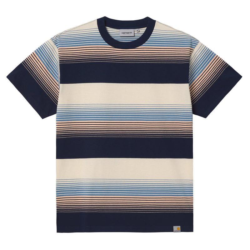 T-shirts - Carhartt WIP - SS Hanmore T-shirt // Hanmore Stripe/Mizar - Stoemp